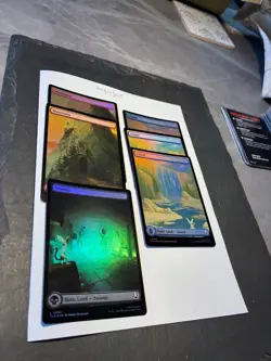 Magic the Gathering MTG Assorted Full Art x6 Land FOIL Cards NM/M Avatar 1 of 3 - Image 5