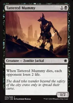 4x Tattered Mummy NM-Mint, English Magic Game Night 2018 MTG Magic - Image 1
