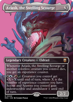 Azlask, the Swelling Scourge (Borderless) [Modern Horizons 3 Commander] - Image 1