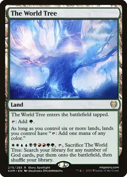 Magic the Gathering Kaldheim #275/285 The World Tree Rare - Image 1