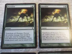 4x Moonmist - Innistrad - NM/EX - English - OOP MTG Transform Werewolves - Image 2