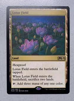 Lotus Field - Core M20 249 - Near Mint - EN MTG Magic The Gathering - Image 1