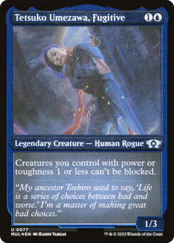 Tetsuko Umezawa, Fugitive (Foil Etched) [Multiverse Legends] - Image 1