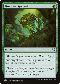 Noxious Revival [Phyrexia: All Will Be One Commander] - Image 1