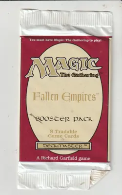 x1 BOOSTER PACK SCELLE FALLEN EMPIRE FACTORY MAGIC MTG non ouvert 1994 ENGLISH - Image 1