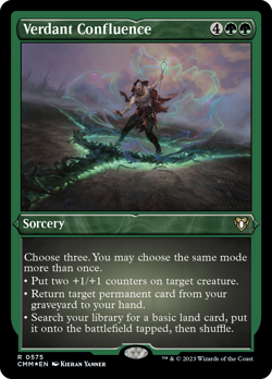 Verdant Confluence (Foil Etched) [Commander Masters] - Image 1