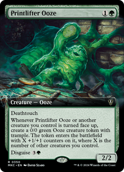 Printlifter Ooze (Extended Art) [Murders at Karlov Manor Commander] - Image 1