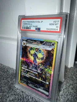 Pokemon Umbreon EX TCG 217/187 PSA 10 SAR Terastal Festival Japanese Graded Card - Image 2