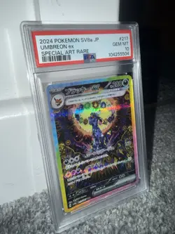 Pokemon Umbreon EX TCG 217/187 PSA 10 SAR Terastal Festival Japanese Graded Card - Image 3