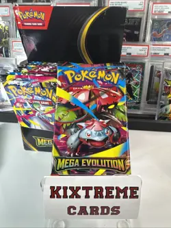 US Seller - Pokemon TCG Mega Evolution Sleeved Booster Pack sealed - Image 1
