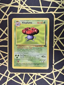 🔥 Vileplume 31/64 🔥 Original Non Holo Rare Jungle Set Pokemon Card WOTC 1999 - Image 2