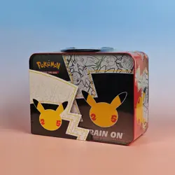 POKEMON CELEBRATIONS GERMAN TIN COLLECTORS CHEST FOIL 25TH ANN OVP SEALED - Image 3