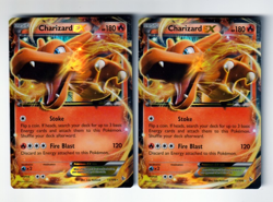 2014 Pokemon TCG Charizard EX 11/106 Holo Rare XY Flashfire Lot of 2 - Image 1