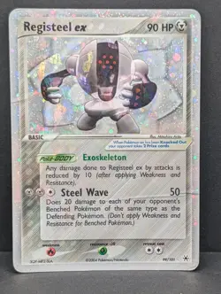 Registeel ex 99/101 Hidden Legends Holo Rare Pokemon TCG Nintendo vintage MP - Image 1