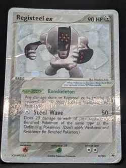 Registeel ex 99/101 Hidden Legends Holo Rare Pokemon TCG Nintendo vintage MP - Image 3