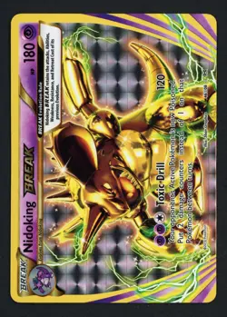 Nidoking BREAK 46/108 Evolutions Rare BREAK Pokemon TCG - Image 1