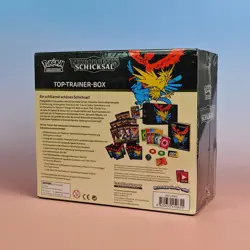 POKEMON VERBORGENES SCHICKSAL HIDDEN FATES GERMAN TOP TRAINER BOX OVP SEALED - Image 3