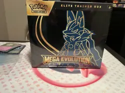 Pokemon Mega Evolution Lucario ETB Elite Trainer Box New & Sealed - Image 1