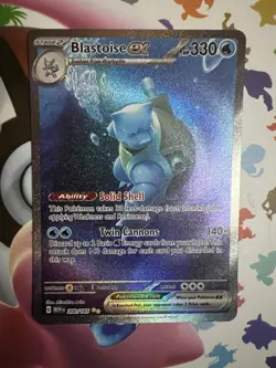 Pokemon Blastoise EX 200/165 Special Illustration Rare SV Scarlet & Violet 151 - Image 1