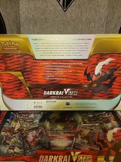 (lot of 4) POKEMON TCG DARKRAI VSTAR PREMIUM COLLECTION BOX 2022- FACTORY SEALED - Image 2