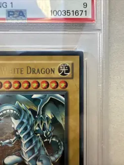 Blue-Eyes White Dragon Dark Beginning 1 DB1-EN098 Mint 2004 Yu-Gi-Oh! PSA 9 - Image 3