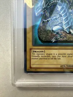Blue-Eyes White Dragon Dark Beginning 1 DB1-EN098 Mint 2004 Yu-Gi-Oh! PSA 9 - Image 4