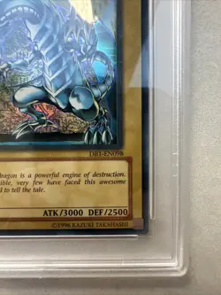 Blue-Eyes White Dragon Dark Beginning 1 DB1-EN098 Mint 2004 Yu-Gi-Oh! PSA 9 - Image 5