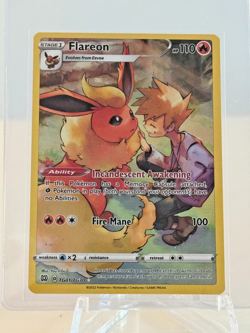 Pokemon Card Flareon TG01/TG30 Brilliant Stars Trainer Gallery Near Mint - Image 1