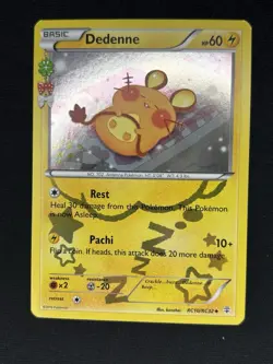 Dedenne RC10/RC32 - Generations Radiant Collection Holo Pokemon Card - NM/LP - Image 2