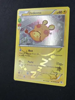 Dedenne RC10/RC32 - Generations Radiant Collection Holo Pokemon Card - NM/LP - Image 3