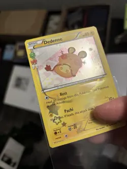 Dedenne RC10/RC32 - Generations Radiant Collection Holo Pokemon Card - NM/LP - Image 4
