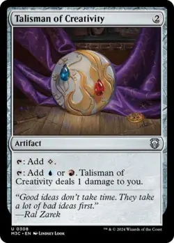~ Talisman of Creativity ~ NM ~ Commander: Modern Horizons 3 ~ MTG ~ - Image 1