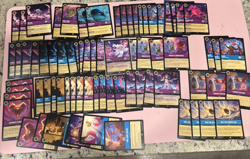 Blue Purple Lorcana deck - 60 cards - tournament ready - very good condition - Image 1