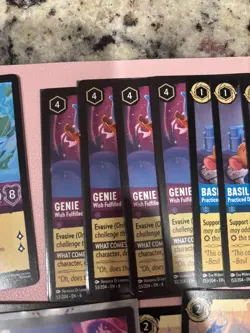 Blue Purple Lorcana deck - 60 cards - tournament ready - very good condition - Image 4