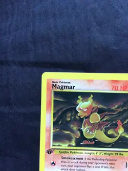 Pokemon Cards: Fossil 1st Edition Uncommon: Magmar 39/62 - Image 2