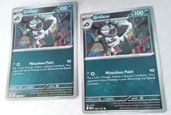 Grafaiai 092/132 Mega Evolution Pokemon Trading Card Reverse Holo & Normal - Image 1