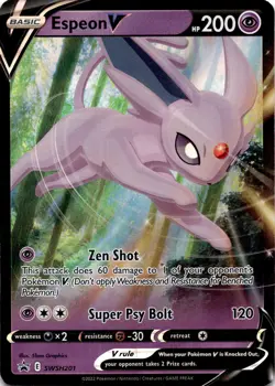 Espeon V Promo SWSH: Sword & Shield Promo Cards SWSH201 NM - Image 1