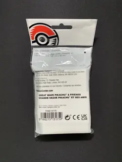 Pokemon Center Great Wave Pikachu & Friends Card Sleeves New Sealed 65 Lugia - Image 2