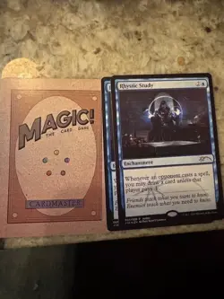 Rhystic Study Judge Promos Foil Playtest Art Card - Image 1