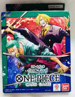 ONE PIECE Card Game Starter Deck ST-12 Zoro & Sanji Factory SEALED Japanese - Image 1