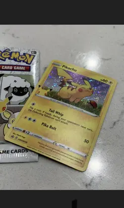 MINT Pokemon 25th Anniversary General Mills Promo Pikachu Stamped Holo Foil Card - Image 2