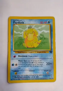 Pokemon Card: Golduck 35/62 1st Edition Fossil NM + Psyduck 65/82 Team Rocket MP - Image 3