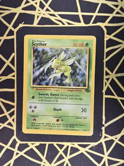 🔥 Scyther 26/64 🔥 Original Non Holo Rare Jungle Set Pokemon Card WOTC 1999 - Image 2