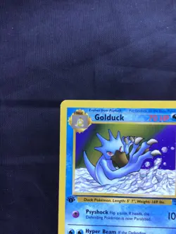 Pokemon Cards: Fossil 1st Edition Uncommon: Golduck 35/62 - Image 2