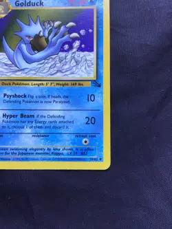 Pokemon Cards: Fossil 1st Edition Uncommon: Golduck 35/62 - Image 4