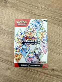 Pokemon Prismatic Evolution Trading Card Game Booster Pack of 6 - Image 1