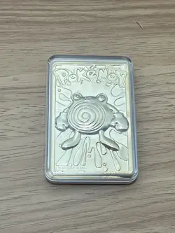 1999 23K Gold Plated Burger King Pokemon Card Poliwhirl Pokeball - Please Read - Image 3