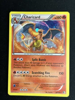 Pokemon TCG 2012 Boundaries Crossed Charizard #20/149 Holo Rare Raw Card - Image 1