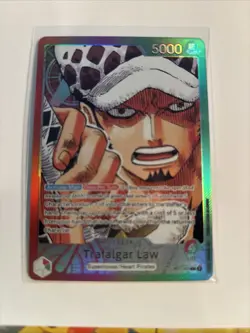 Trafalgar Law One Piece Card Proxy Leader Alt Art Full Art Foil English - Image 2