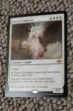 Serra's Emissary MTG Modern Horizons 2 Magic the gathering - Image 1